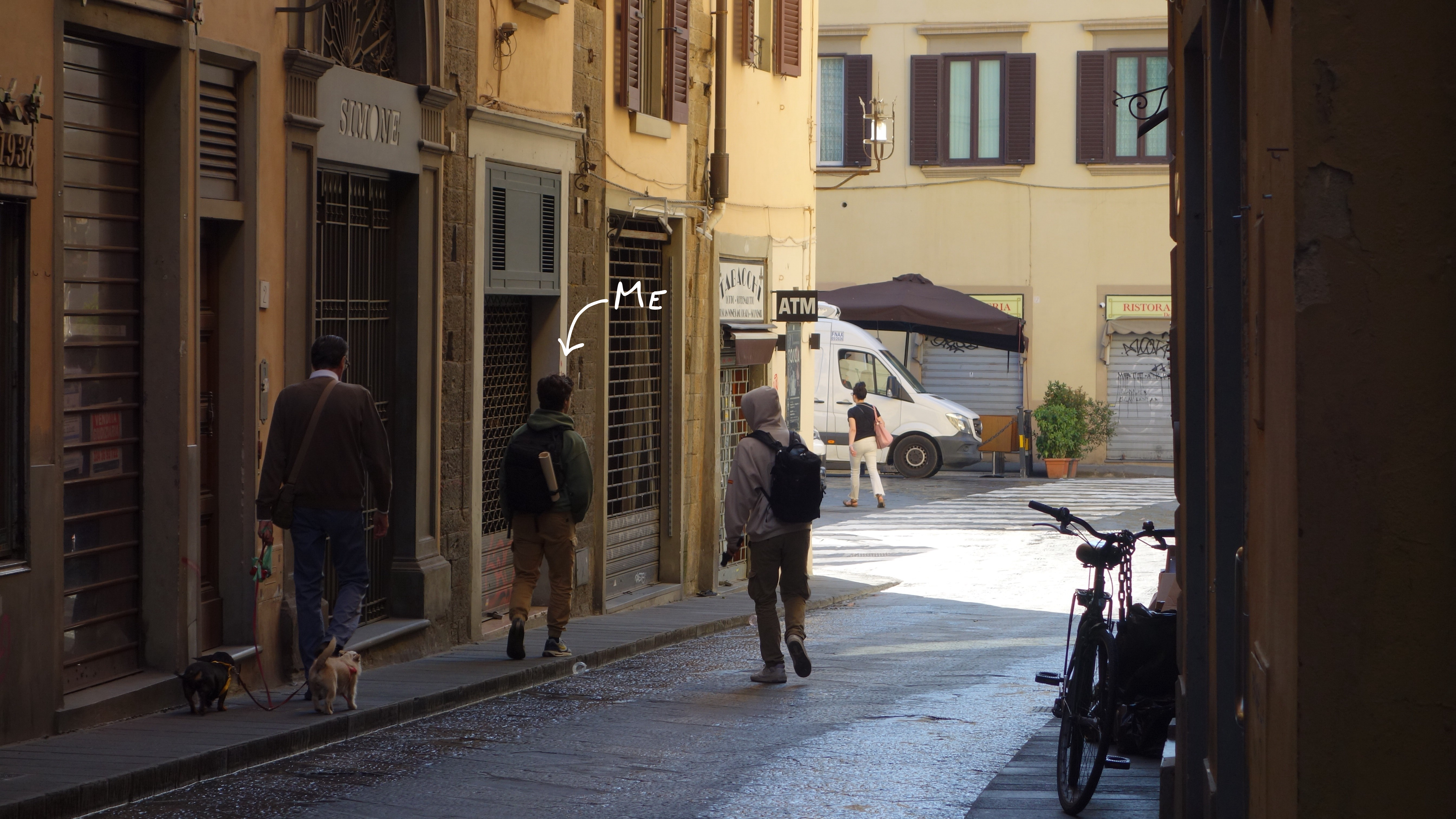 Walking through Florence, Roberto Zúñiga
